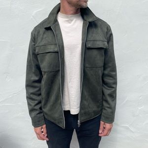 HUMAN SCALES VEGAN SUADE JACKET. Brand new with tags.